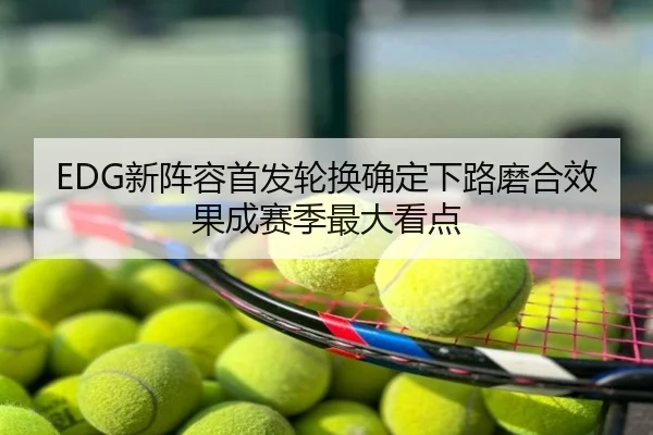 EDG新阵容首发轮换确定下路磨合效果成赛季最大看点